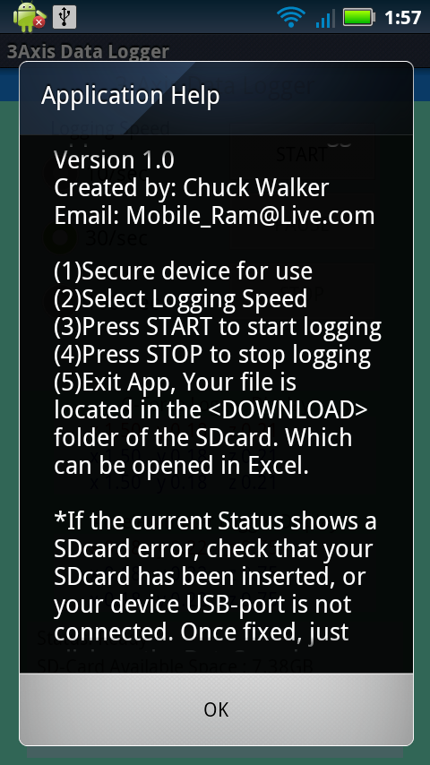 3-Axis Data Logger截图1