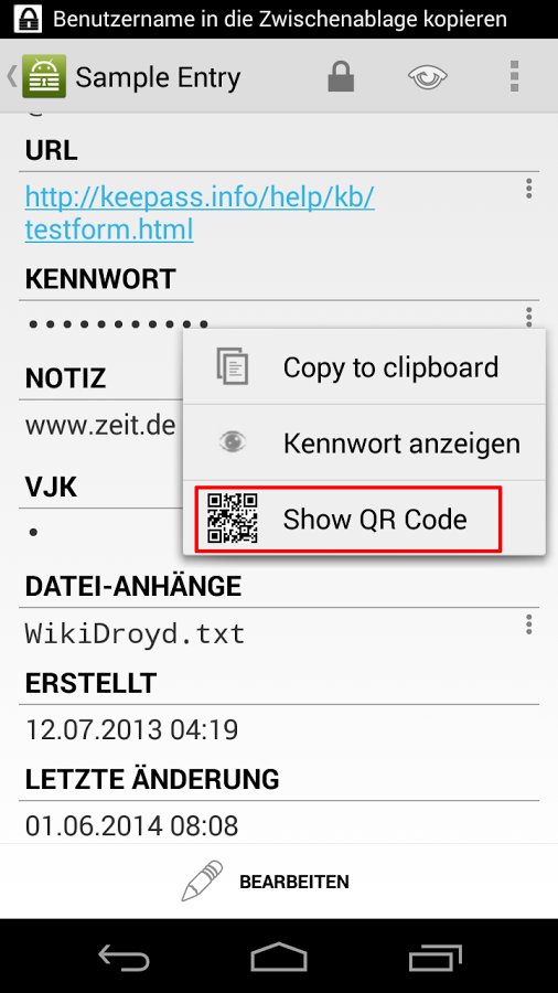 QR Plugin for KP2A截图2