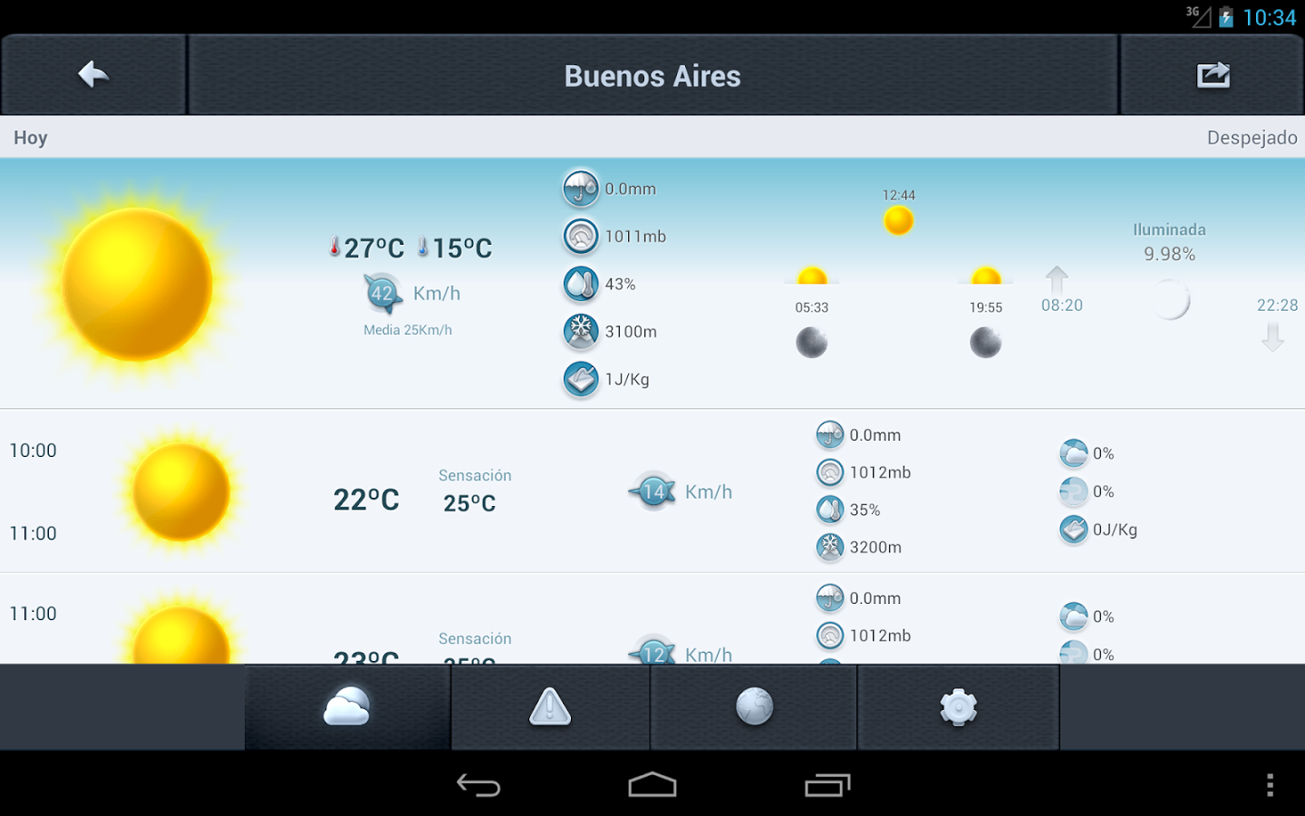 El Tiempo en Argentina 14 d&iacute;as截图8