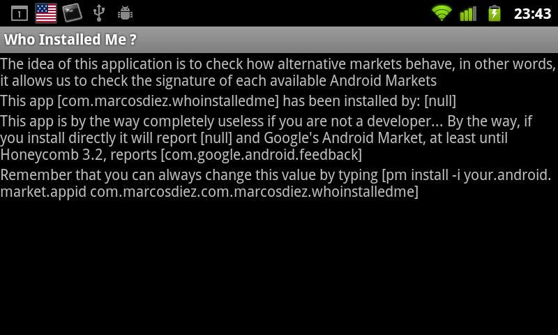 Who installed me ?截图3