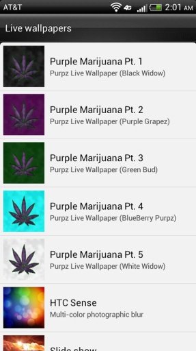 Purple Leaf HD Live Wallpaper截图2