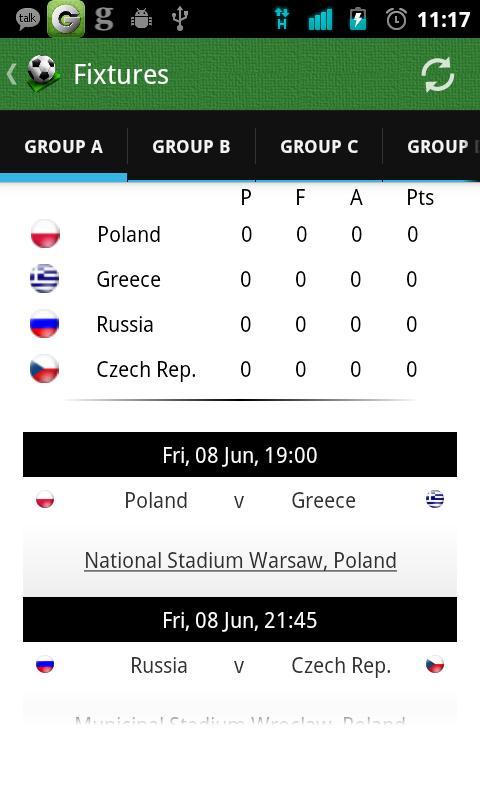 Euro 2012 Planner截图2