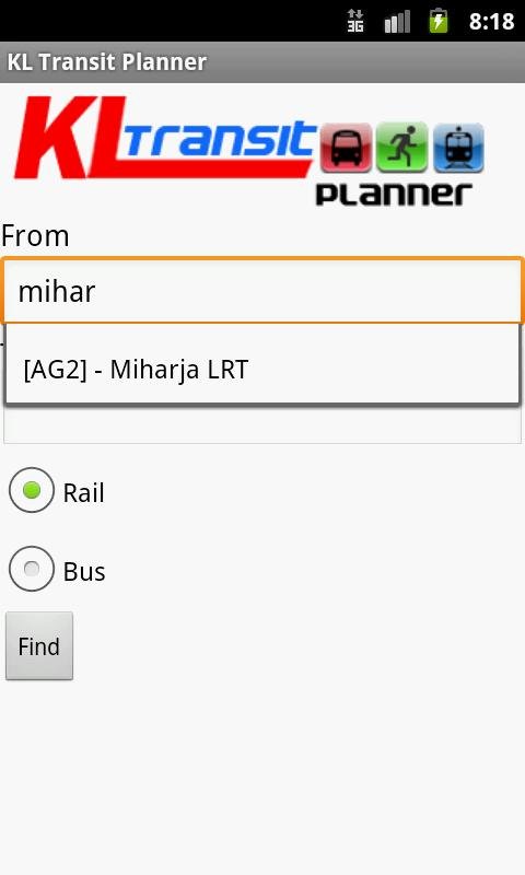 KL Transit Planner截图1