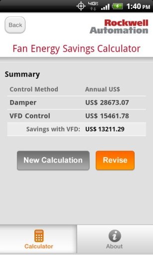 Fan Energy Savings Calculator截图1