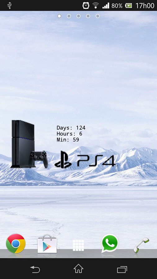 PS4 Countdown Widget截图4