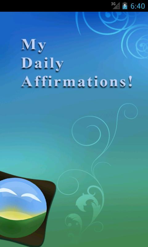 My Daily Affirmations Free截图1