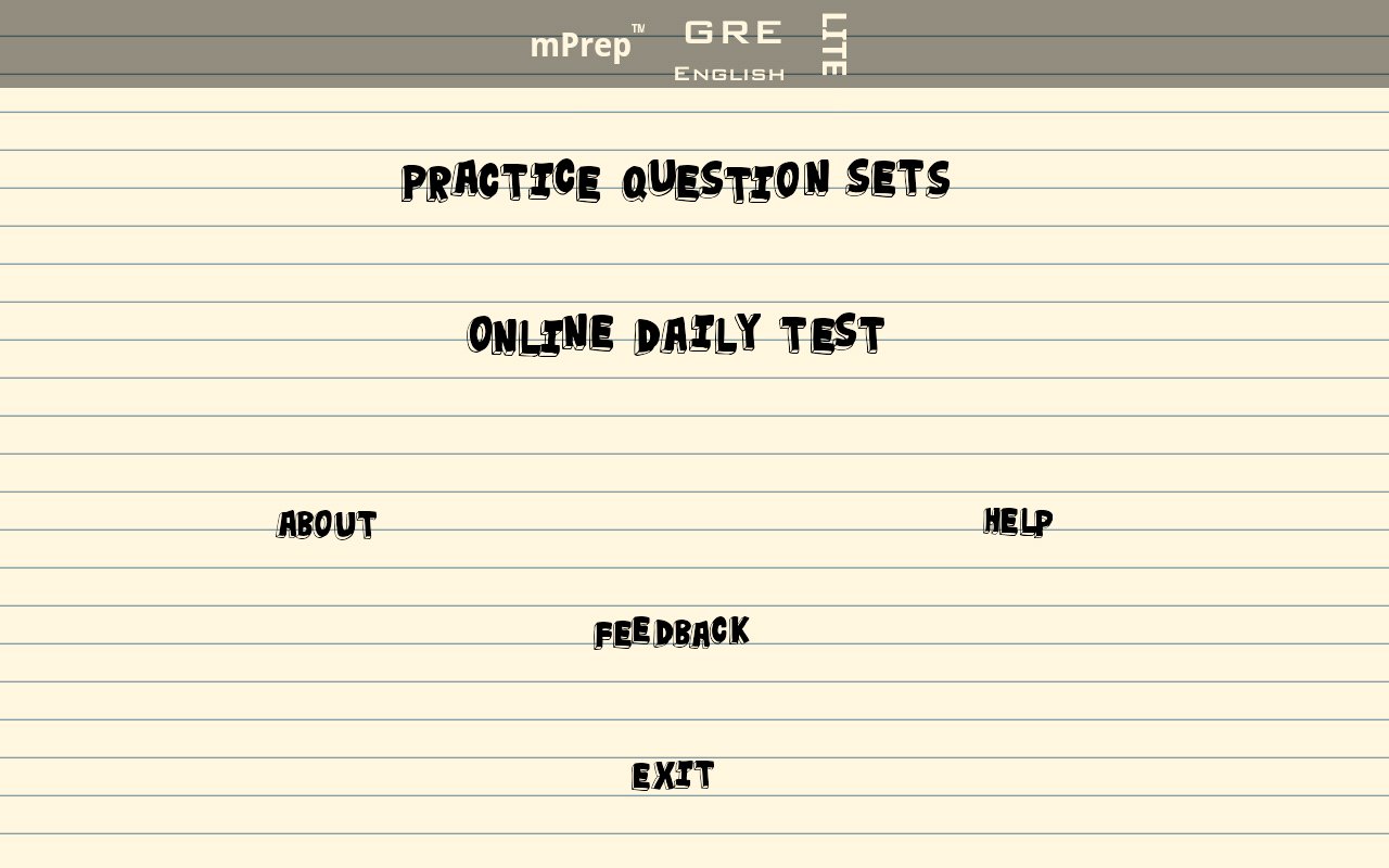 mPrep GRE English (Lite)截图3