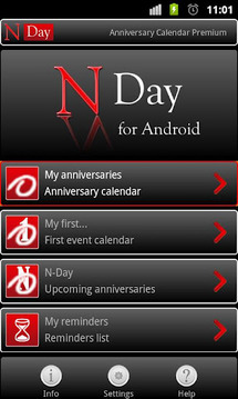 NDay Anniversary Calendar Free截图