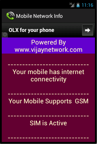 Mobile Network Info截图2