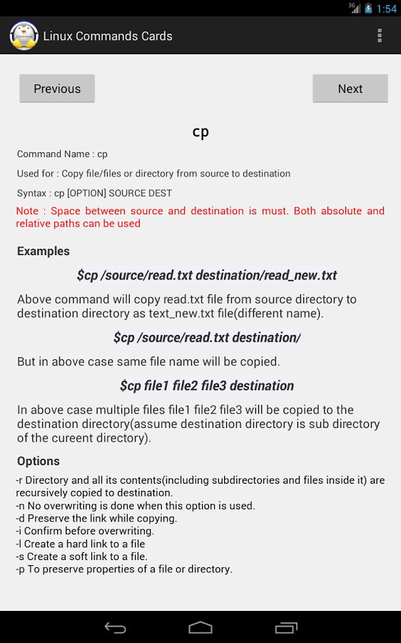 Linux Commands Cards截图6