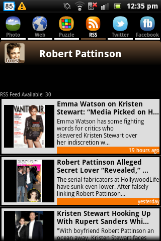 Robert Pattinson Fan Club截图7