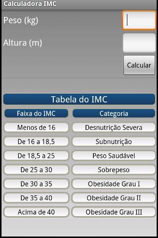 Calculadora IMC截图1