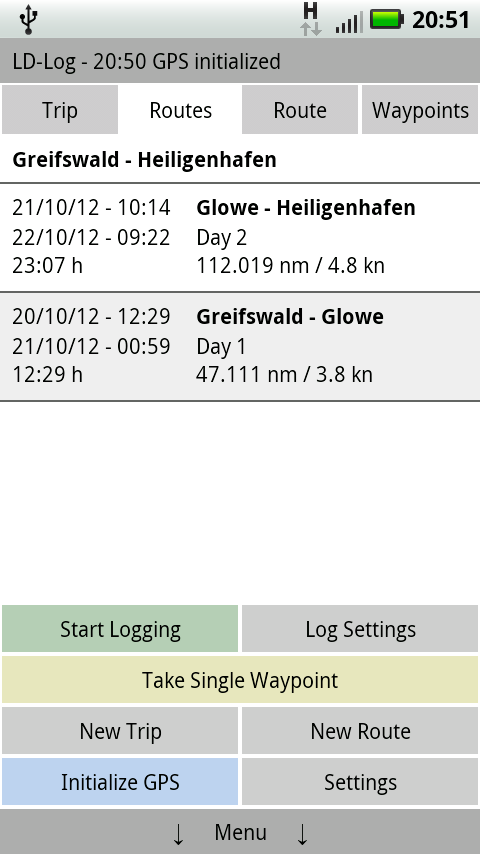 GPS Long Distance Log FREE截图2