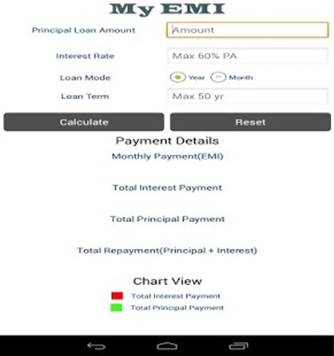 My EMI Calculator截图10