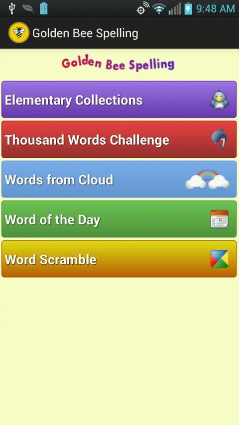 Golden Bee Spelling Free截图1