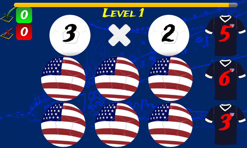 Math USA Soccer Lite截图6