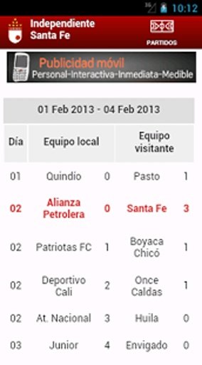 Independiente Santa Fe截图10