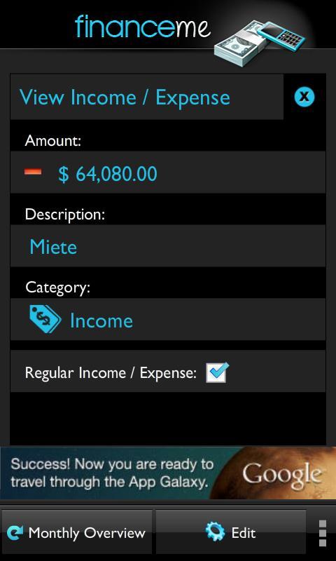 FinanceMe-manage your expenses截图6