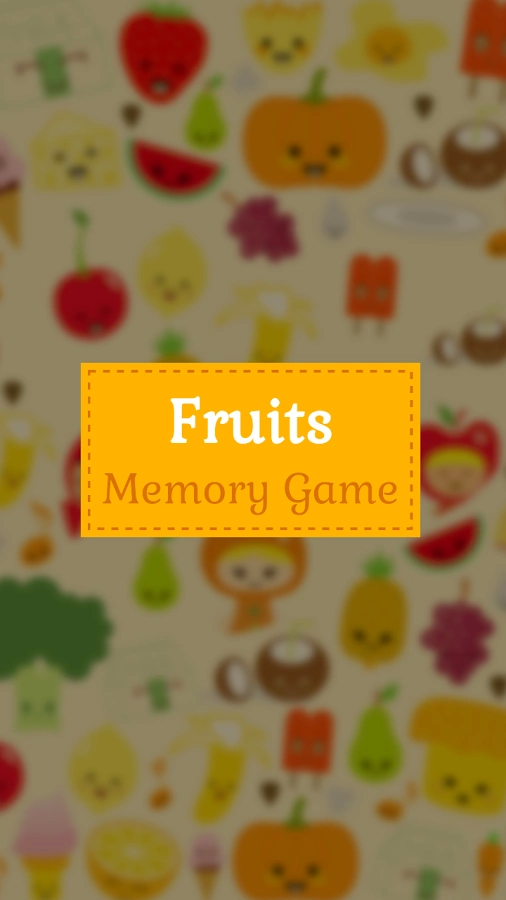 Kids Memory Game: Fruits截图1