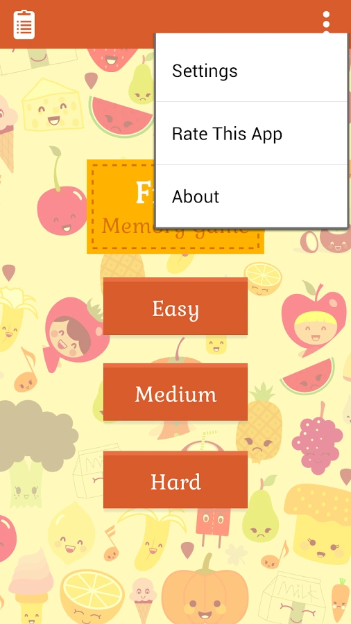 Kids Memory Game: Fruits截图3