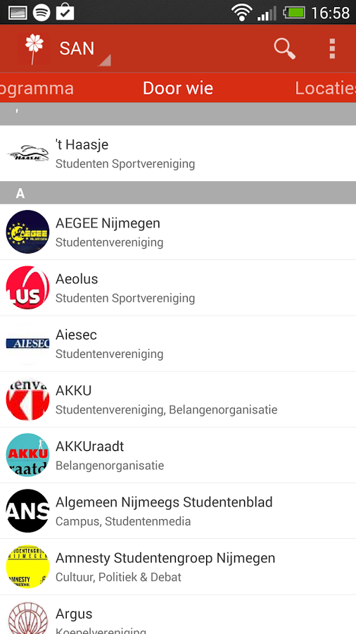 Student Activiteiten Nijmegen截图1