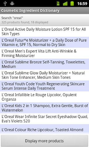 Cosmetic Ingredient Dictionary截图2