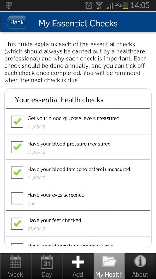 Diabetes UK Tracker截图2