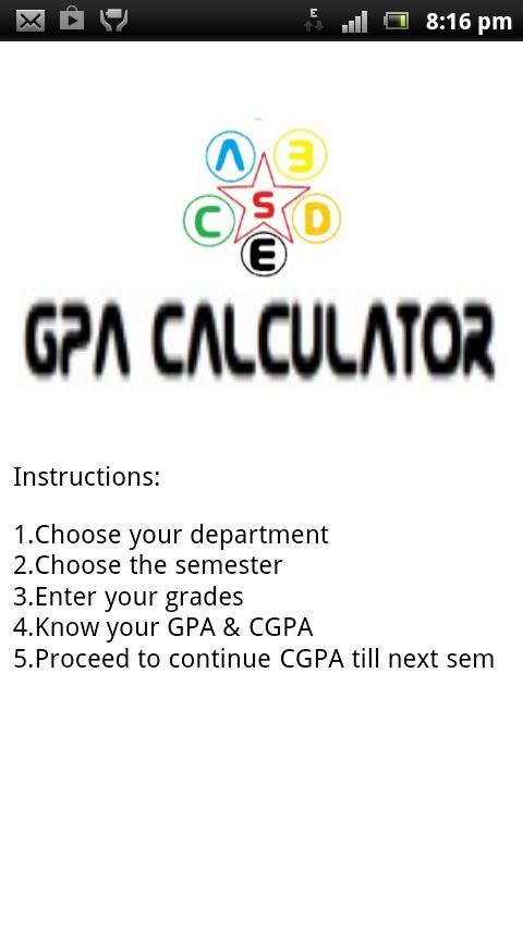AnnaUniv GPA Calculator Updated截图2