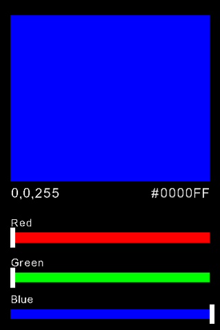 RGB / HEX Color Selector截图1