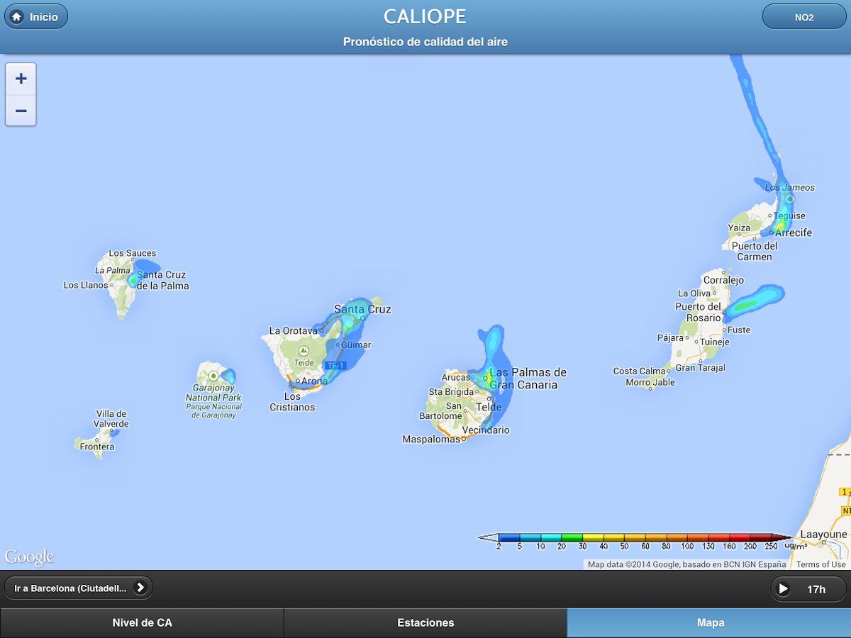 CALIOPE: Calidad del Aire截图5