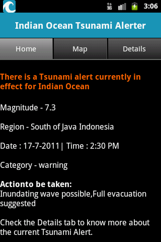 Indian Ocean Tsunami Alerter截图2