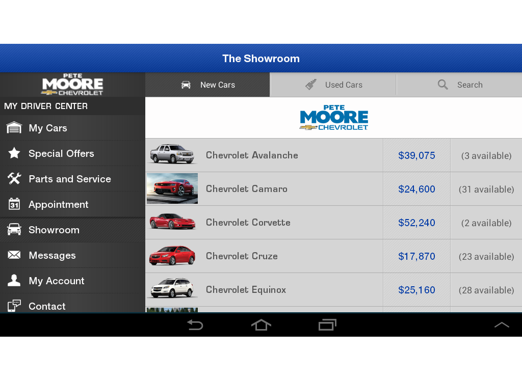 Pete Moore Chevrolet截图1