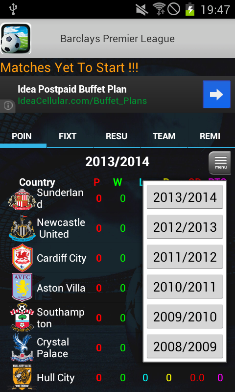 Barclays Premier League 13-14截图2