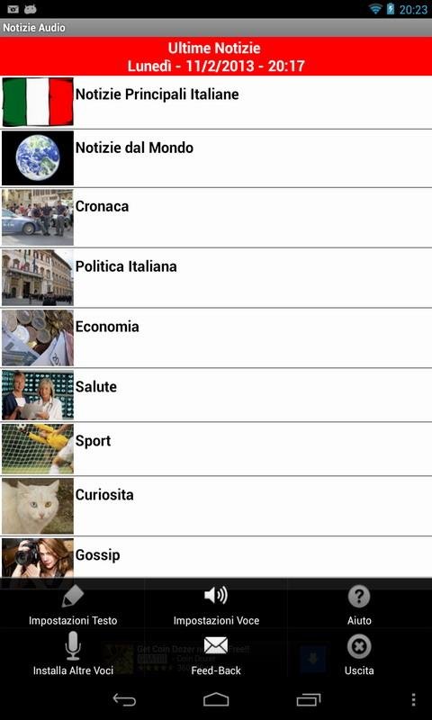Notizie Audio - Ultime Notizie截图2