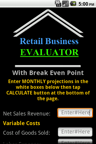 Retail Business Evaluator截图2