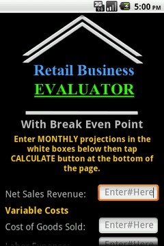 Retail Business Evaluator截图