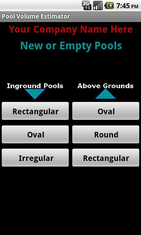 Pool Volume Calculator截图2