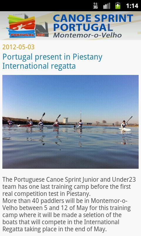 Canoe Sprint Portugal截图2