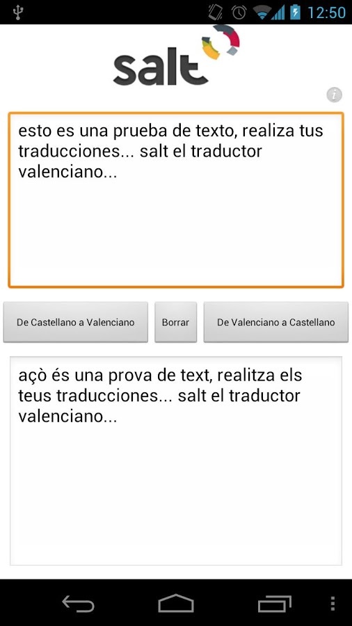 Salt - Traductor Valenciano截图1
