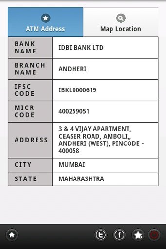 IDBI ATM / Branch Locator截图1