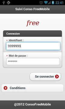 Suivi Conso Free Mobile截图