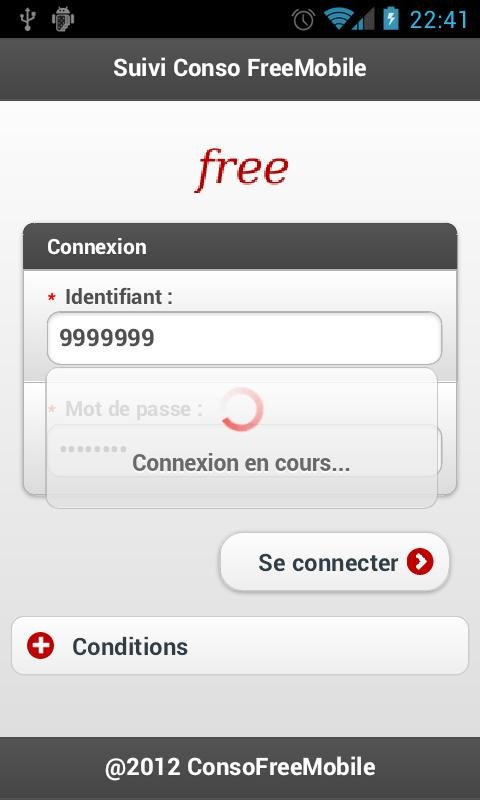 Suivi Conso Free Mobile截图2