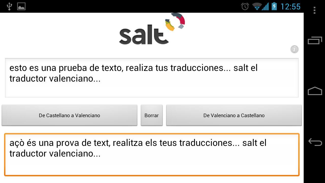 Salt - Traductor Valenciano截图2