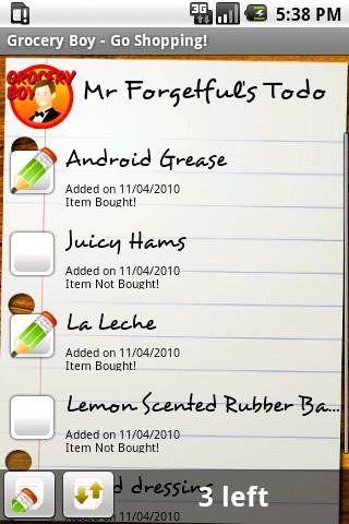 Grocery Boy Free Grocery List截图1