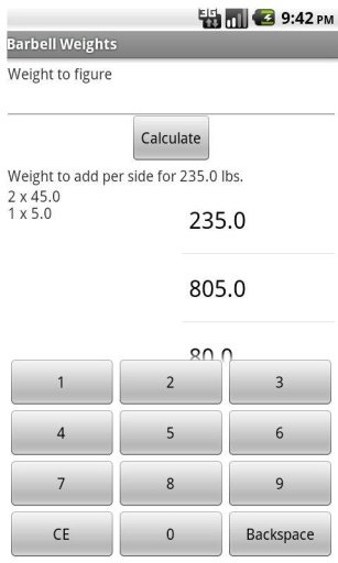 Barbell Weights截图1