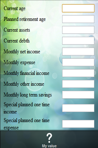 Retirement value simulat...截图1