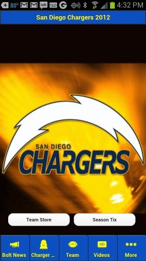 San Diego Chargers 2012 FanApp截图3