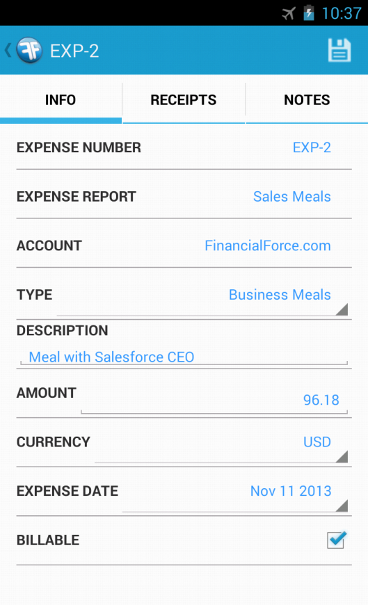 FinancialForce Expenses截图7