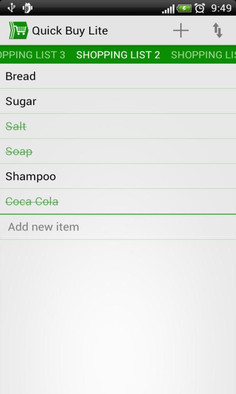 Quick Buy Shopping List (lite)截图4