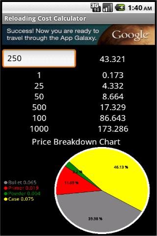 Ammo Reload Cost Calc截图2